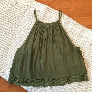 H&M High Neck Crop Top